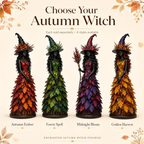 💥LAST DAY 50% OFF - 🧙 Enchanted Autumn Witch Figurine (📦Buy 3 Free Shipping)