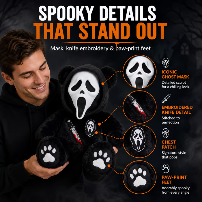 🔥Last Day 49% OFF💀Scary Bear Plush Doll