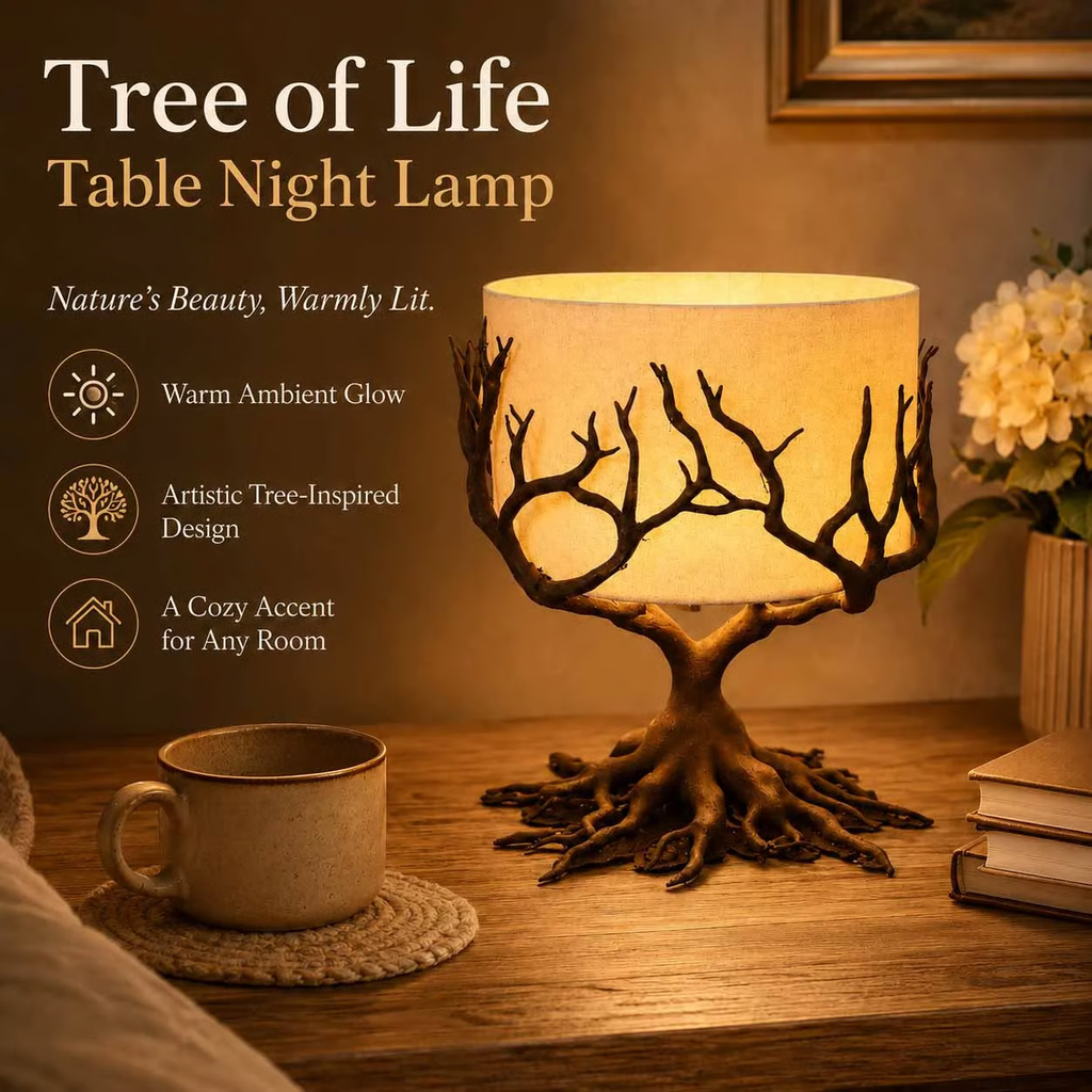 🔥 LAST DAY 49% OFF – ✨ Tree of Life LED Table Lamp | Warm & Enchanting Night Light
