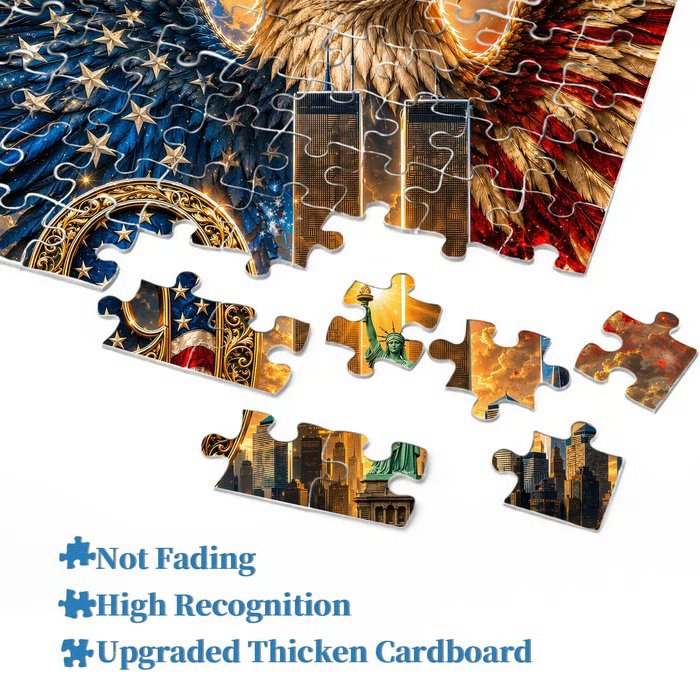 🇺🇸 Never Forget 9/11 – 🧩 1000-Piece Memorial Jigsaw Puzzle