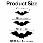 3D LED Flying Bat Decorations – Create a Spooky Halloween Atmosphere in Seconds 🦇