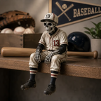 🔥LAST DAY 50% OFF – ⚾ Baseball Skeleton Shelf Sitter | For Fans Who Never Stop Loving the Game