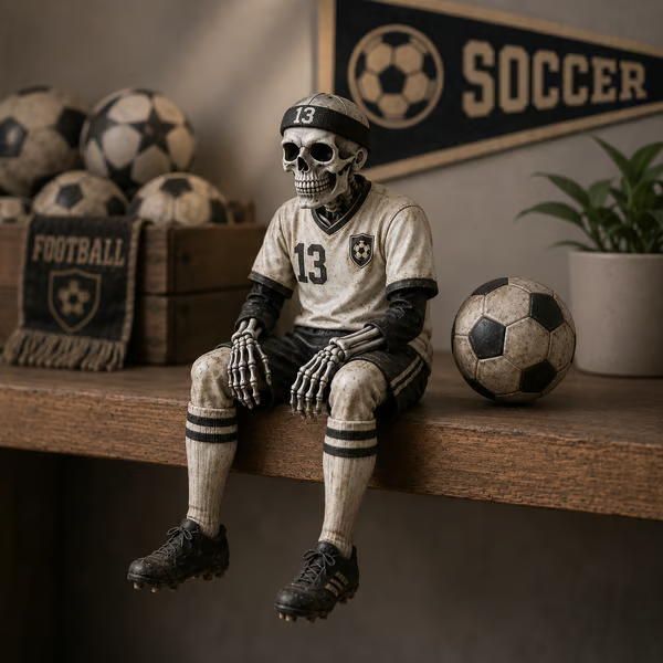 🔥LAST DAY 50% OFF – ⚾ Baseball Skeleton Shelf Sitter | For Fans Who Never Stop Loving the Game