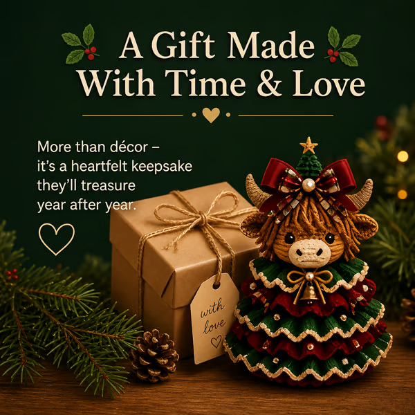 🔥LAST DAY 50% OFF – 🎄 Crochet Animal Christmas Tree DIY Kit ✨ Stitch Your Own Holiday Magic