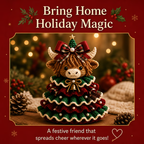 🔥LAST DAY 50% OFF – 🎄 Crochet Animal Christmas Tree DIY Kit ✨ Stitch Your Own Holiday Magic