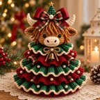 🔥LAST DAY 50% OFF – 🎄 Crochet Animal Christmas Tree DIY Kit ✨ Stitch Your Own Holiday Magic
