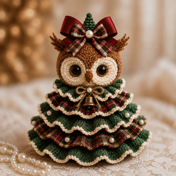 🔥LAST DAY 50% OFF – 🎄 Crochet Animal Christmas Tree DIY Kit ✨ Stitch Your Own Holiday Magic