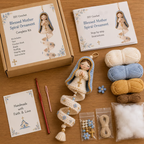 🔥 LAST DAY 50% OFF ✨ DIY Crochet Blessed Mother Spiral Hanging Ornament Kit 🙏🧶 Create a Handmade Keepsake of Faith