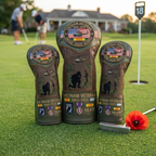 🔥 LAST DAY 49% OFF 🇺🇸 Vietnam Veteran Tribute Leather Golf Head Cover (1955–1975)
