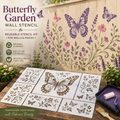 🔥 LAST DAY 50% OFF – 🌿 Garden Bloom Wall Stencil Kit | Create Beautiful DIY Garden Décor