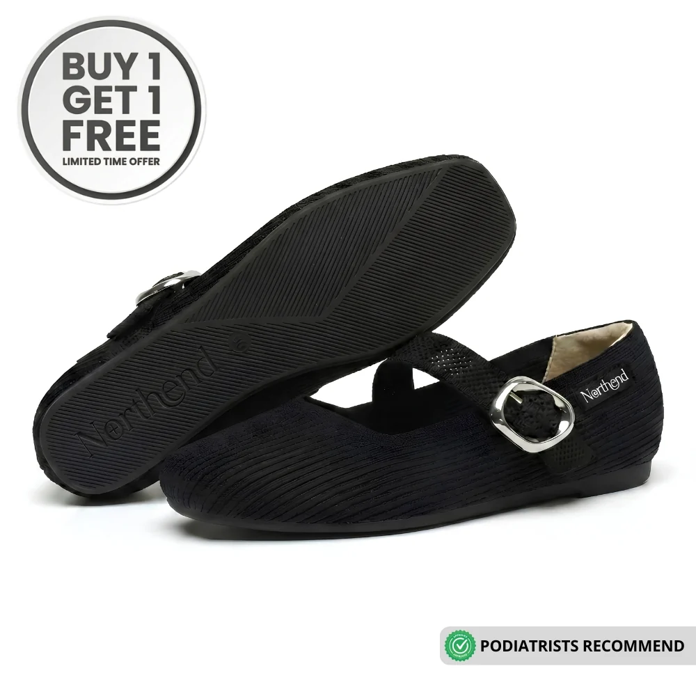 👣 Cute Without the Pain — Foot-Shaped Comfort Flats Made for All-Day Comfort