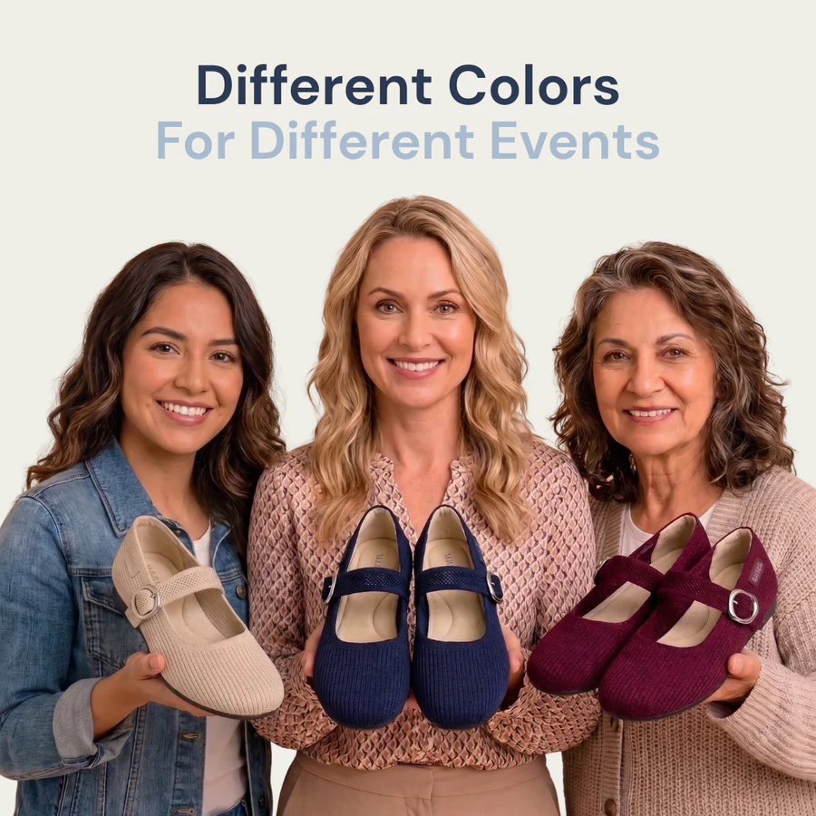 👣 Cute Without the Pain — Foot-Shaped Comfort Flats Made for All-Day Comfort