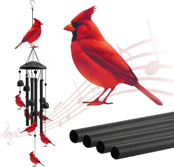 🔥 HOT SALE – 🐦 Colorful Hummingbird Wind Chime | Vintage Metal Bells & Tubes