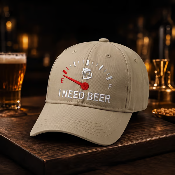🔥 LAST DAY 50% OFF – 🍺 I NEED BEER Embroidered Cap | Funny Unisex Hat