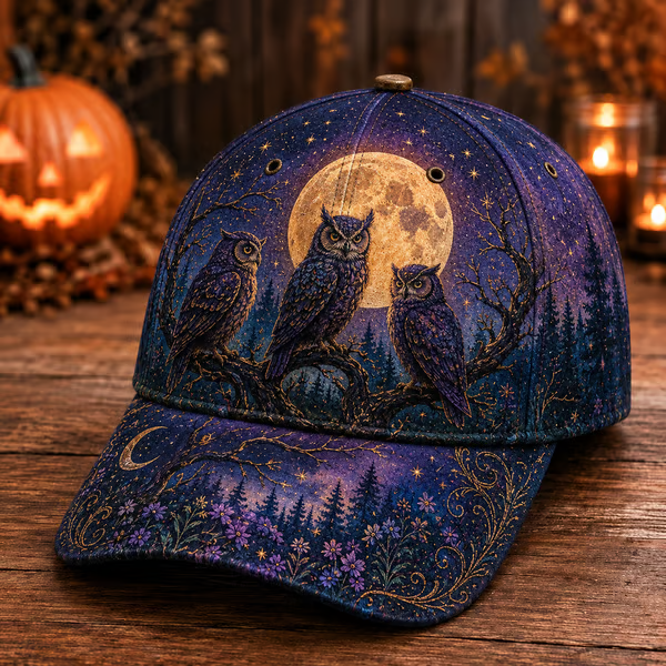 🔥 LAST DAY 50% OFF | 🌙 Witchy Moonlight Cap 🧙‍♀️🧢