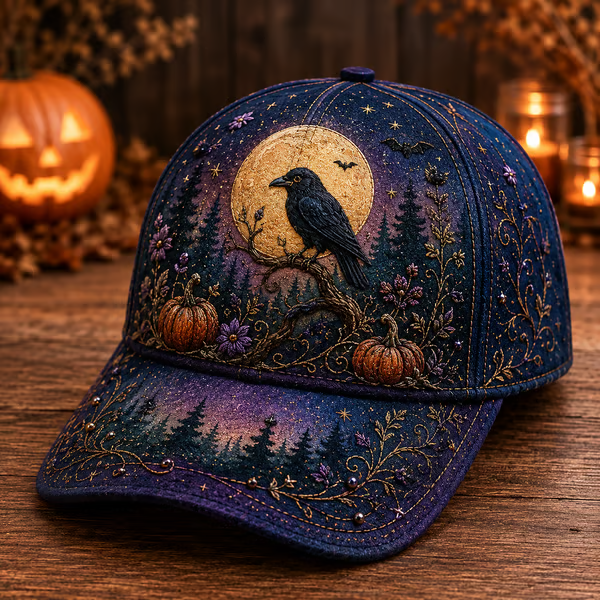 🔥 LAST DAY 50% OFF | 🌙 Witchy Moonlight Cap 🧙‍♀️🧢