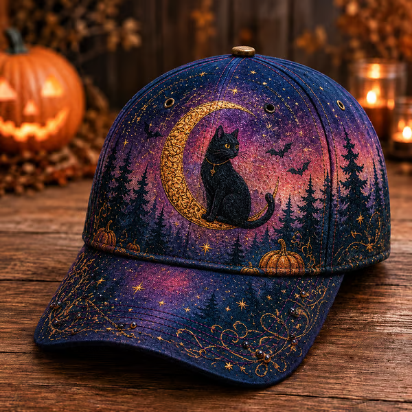 🔥 LAST DAY 50% OFF | 🌙 Witchy Moonlight Cap 🧙‍♀️🧢