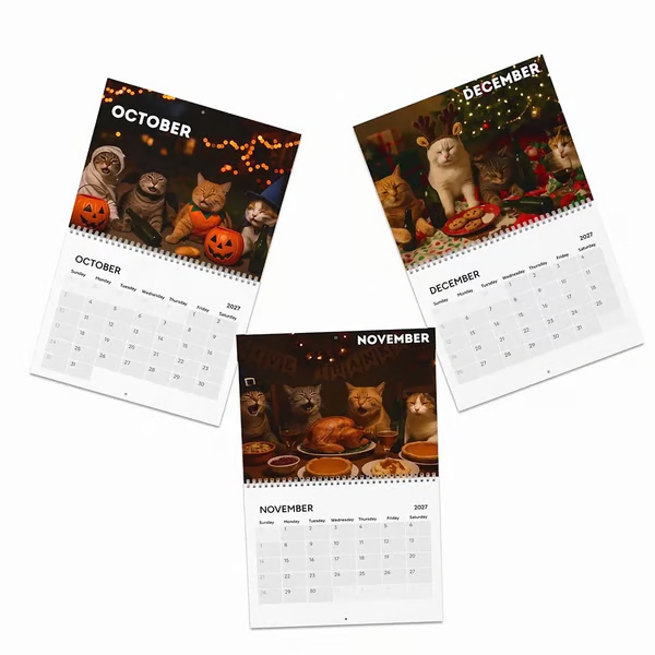 🔥 LAST DAY — 50% OFF! 🍺🐱 Drunk Cats 2027 Calendar