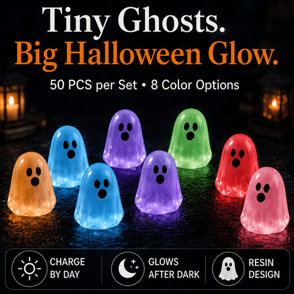 👻 Last Day! 50% OFF Glow-in-the-Dark Ghost Bead Set