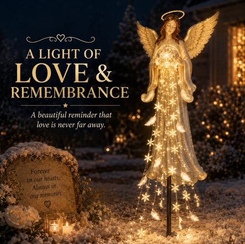 🎄 49% OFF – Angel Blessing Solar Christmas Garden Light