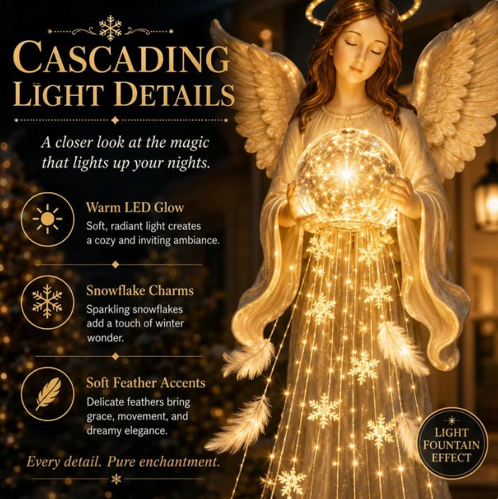 🎄 49% OFF – Angel Blessing Solar Christmas Garden Light