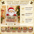 🎄 50% OFF – Crystal Acrylic Money Holder Christmas Ornament
