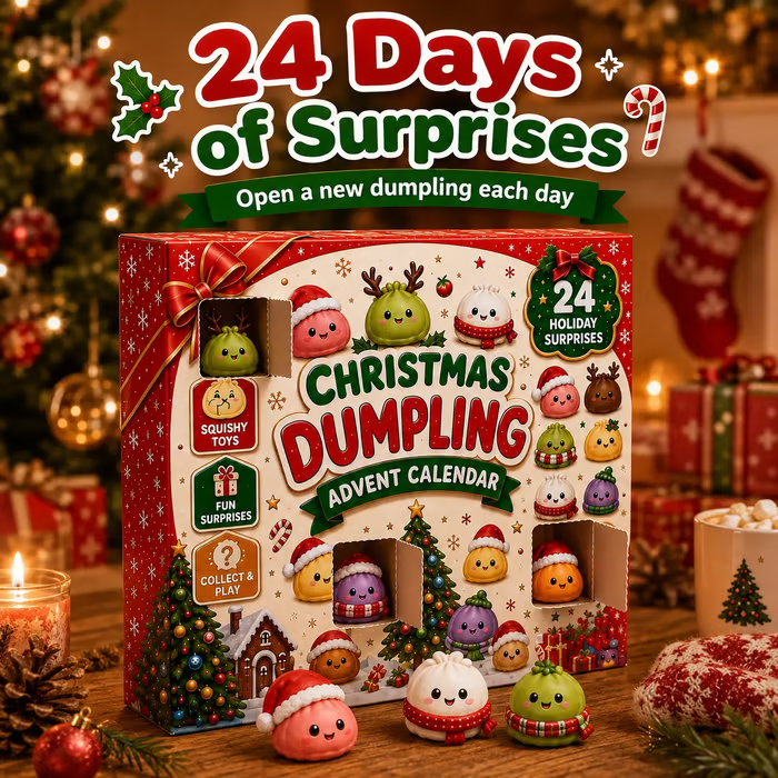 💥 LAST DAY 49% OFF – 🎄 Christmas Mini Squishies Advent Calendar 2026