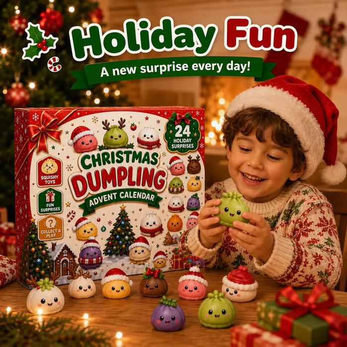 💥 LAST DAY 49% OFF – 🎄 Christmas Mini Squishies Advent Calendar 2026