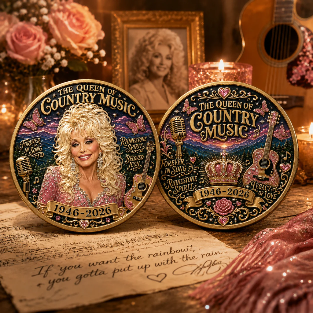 🇺🇸 LAST DAY 49% OFF – 🎸🦋 Queen of Country Music Memorial Commemorative Coin