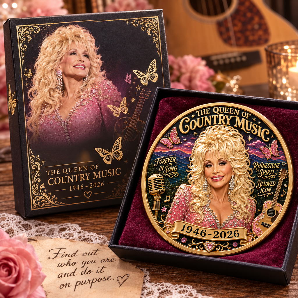 🇺🇸 LAST DAY 49% OFF – 🎸🦋 Queen of Country Music Memorial Commemorative Coin