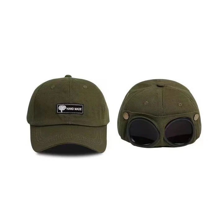 🔥 50% OFF! 🎣 2-in-1 Fishing Cap with Flip-Down Goggles – Fish More, Carry Less
