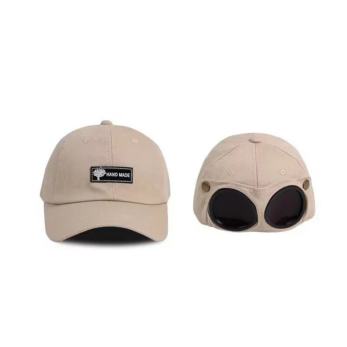 🔥 50% OFF! 🎣 2-in-1 Fishing Cap with Flip-Down Goggles – Fish More, Carry Less