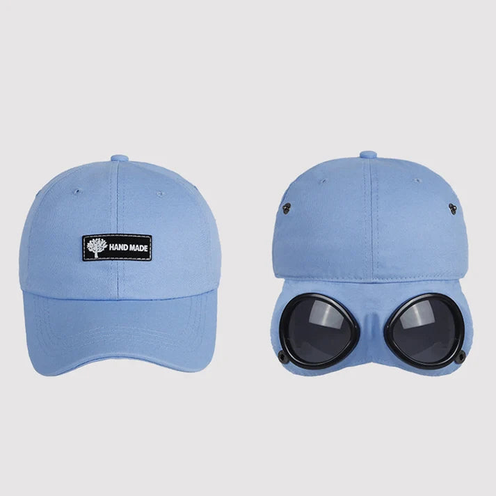 🔥 50% OFF! 🎣 2-in-1 Fishing Cap with Flip-Down Goggles – Fish More, Carry Less